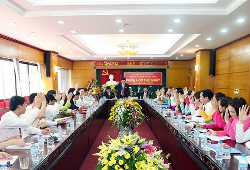 Đồng chí Lê Cường tiếp tục được bầu giữ chức vụ Bí thư Quận ủy Hà Đông - ảnh 2