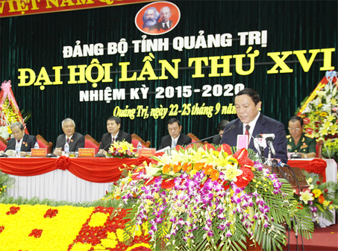 Khai mạc Đại hội Đảng bộ tỉnh Quảng Trị lần thứ XVI, nhiệm kỳ 2015- 2020 - ảnh 2