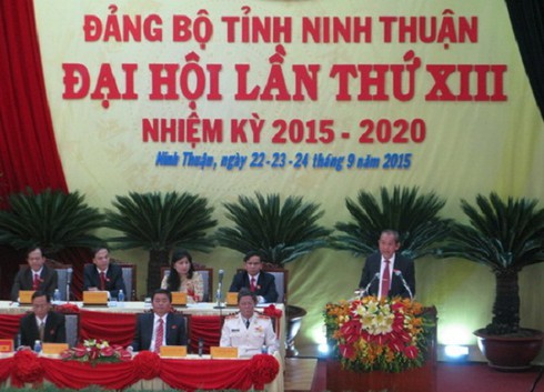 Khai mạc Đại hội Đại biểu Đảng bộ tỉnh Ninh Thuận lần thứ XII - ảnh 2