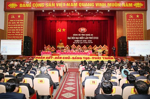 Khai mạc Đại hội Đảng bộ tỉnh Nghệ An - ảnh 1