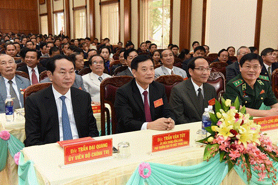 Đại tướng Trần Đại Quang dự và chỉ đạo đại hội Đảng bộ tỉnh Gia Lai - ảnh 2