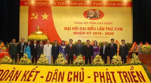 Đồng chí Nguyễn Hoàng Anh tái đắc cử Bí thư tỉnh ủy Cao Bằng - ảnh 1