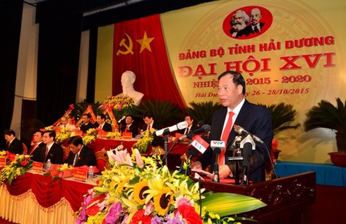 Đồng chí Nguyễn Sinh Hùng dự và chỉ đạo Đại hội Đảng bộ tỉnh Hải Dương - ảnh 2