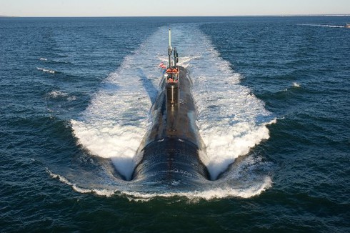 Mỹ ra mắt USS North Dakota - Tàu ngầm hiện đại nhất thế giới - ảnh 1