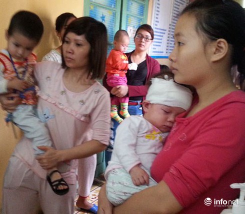 Hà Nội: Nhiều trẻ bị sốt phát ban dạng sởi - ảnh 1