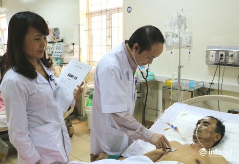 Hà Tĩnh: Cứu sống bệnh nhân bị chấn thương gan nặng - ảnh 1