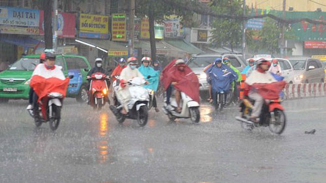 Dự báo thời tiết 28/8: Hà Nội mưa rào và dông
