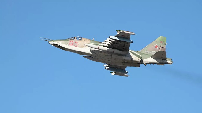 Chiêm ngưỡng “xe tăng bay” Su-25SM3 của Nga khai hỏa
