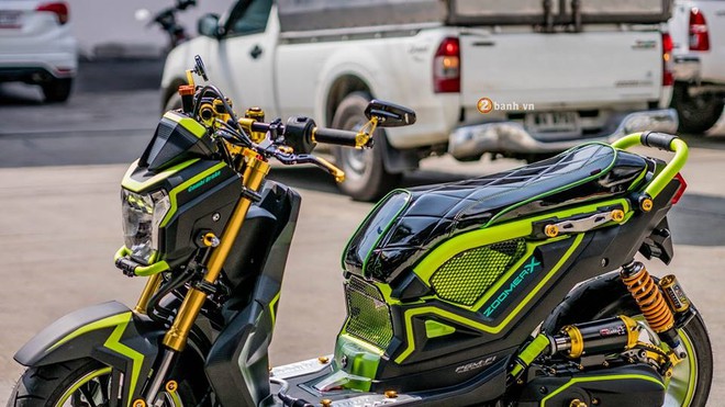 Honda Zoomer-X độ sành điệu với phong cách Black Lemon