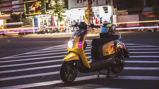 Cận cảnh Yamaha Cuxi độ banh xác xứng tầm siêu phẩm tại đất Sài Gòn   2banhvn