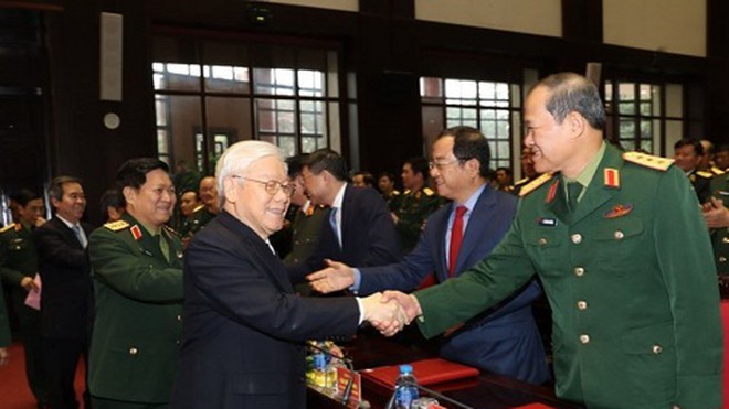 Tổng Bí thư, Chủ tịch nước Nguyễn Phú Trọng dự Hội nghị quân chính toàn quân