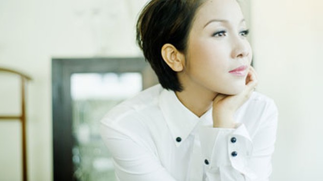 Hình ảnh khác lạ của Mỹ Linh 'tóc ngắn'