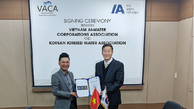 Hiệp hội doanh nghiệp nước ion kiềm Việt Nam đẩy mạnh hợp tác quốc tế