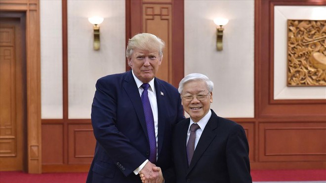 Tổng thống Donald Trump sẽ ăn trưa cùng các lãnh đạo Việt Nam