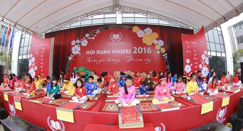Ấn tượng hội xuân mang dấu ấn lãnh đạo tự thân của học sinh Vinschool - ảnh 2