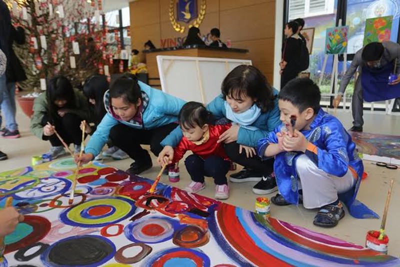 Ấn tượng hội xuân mang dấu ấn lãnh đạo tự thân của học sinh Vinschool - ảnh 7