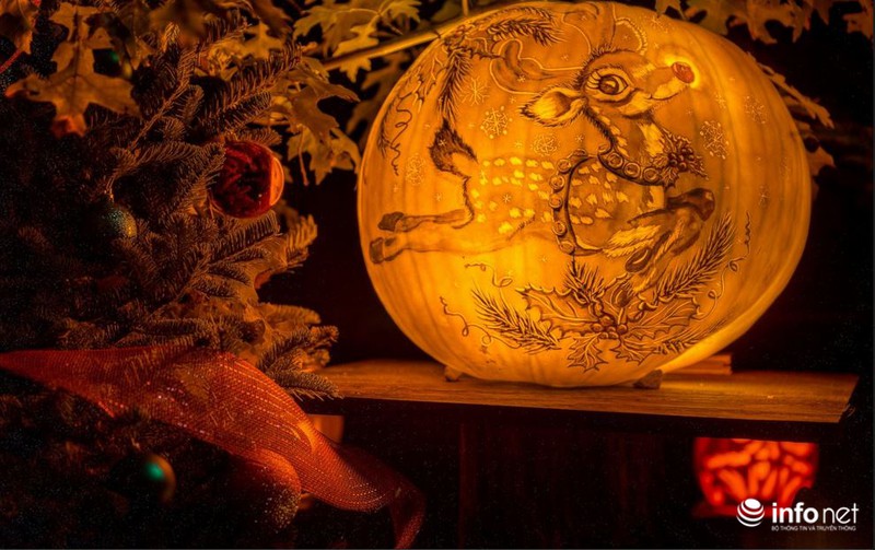 Ngắm khu vườn đèn lồng bí ngô sống động mùa Halloween - ảnh 6