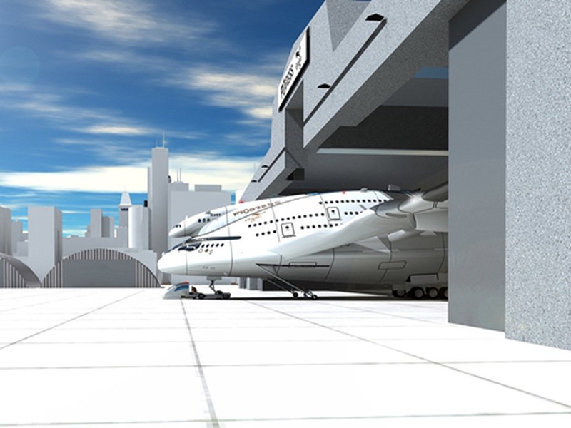 'Chim ưng' - Mẫu máy bay 800 chỗ của tương lai - ảnh 2