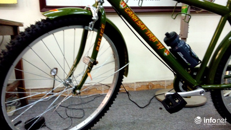 Cận cảnh dàn xe đạp tuần tra của Công an Hà Nội - ảnh 10