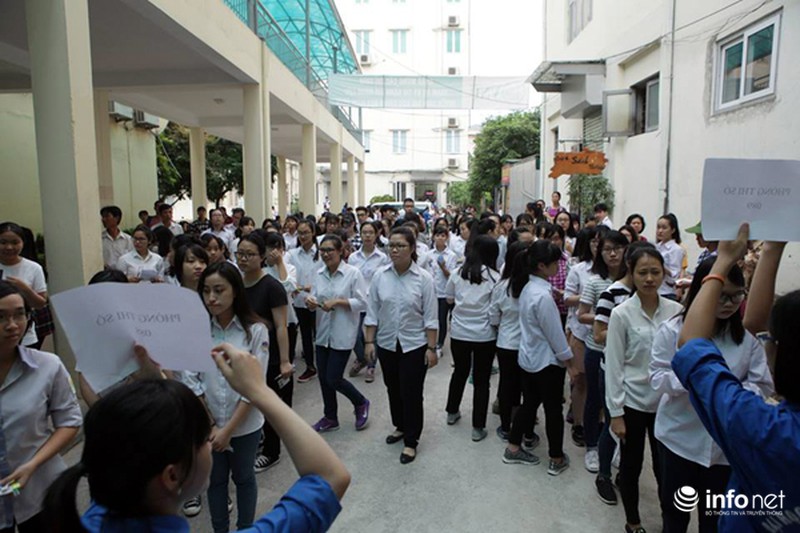 Hình ảnh đầu tiên về những thí sinh dự kỳ thi đánh giá năng lực năm 2016 - ảnh 1