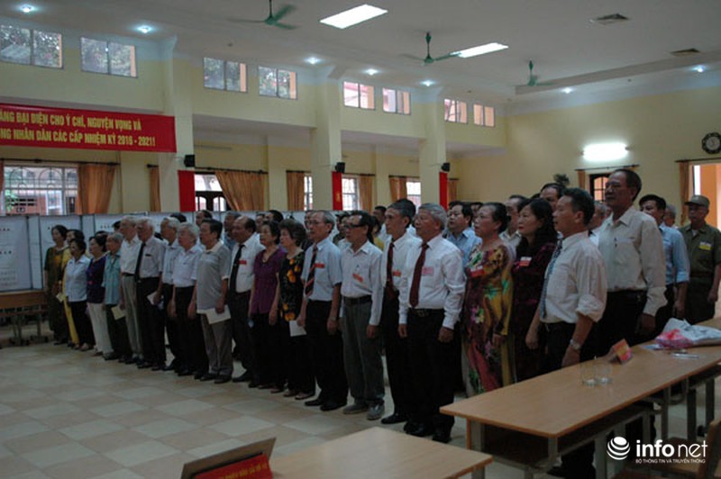 Cử tri ở phường Phúc Xá nô nức đi bầu cử gần 100% - ảnh 3