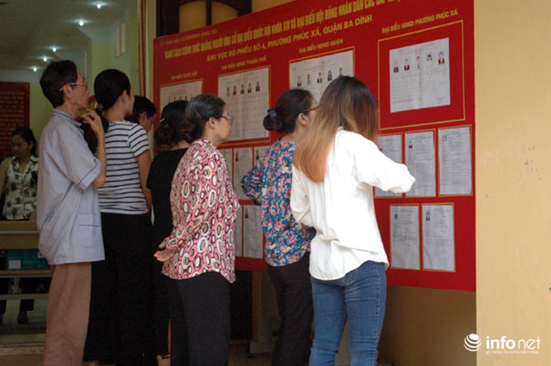 Cử tri ở phường Phúc Xá nô nức đi bầu cử gần 100% - ảnh 4