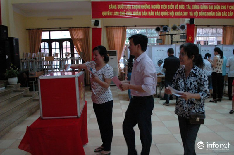 Cử tri ở phường Phúc Xá nô nức đi bầu cử gần 100% - ảnh 5