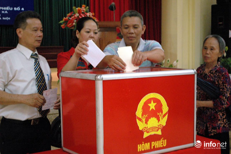 Cử tri ở phường Phúc Xá nô nức đi bầu cử gần 100% - ảnh 7