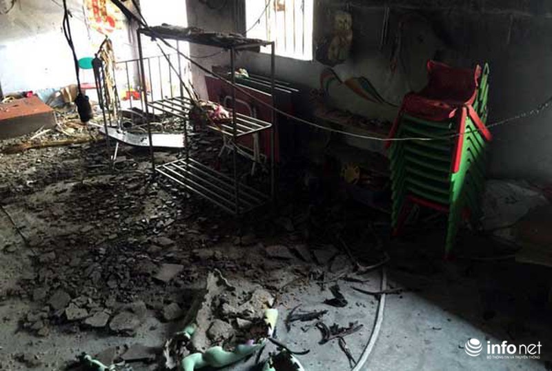 Hà Nội: Trường mầm non bị cháy trong đêm - ảnh 11