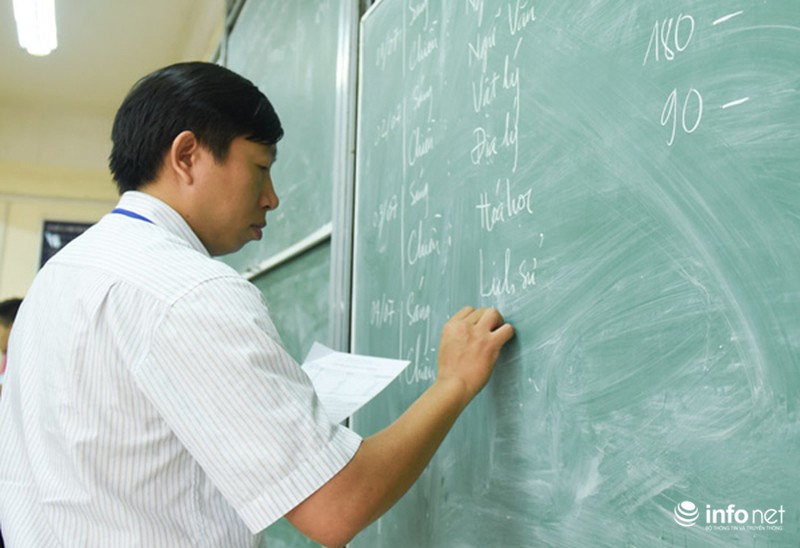 Thứ trưởng Bộ GD&ĐT động viên thí sinh tại phòng thi THPT Quốc gia - ảnh 13