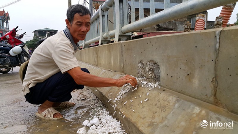 Cây cầu ở Hà Nội dính nghi vấn bê tông cốt xốp - ảnh 2
