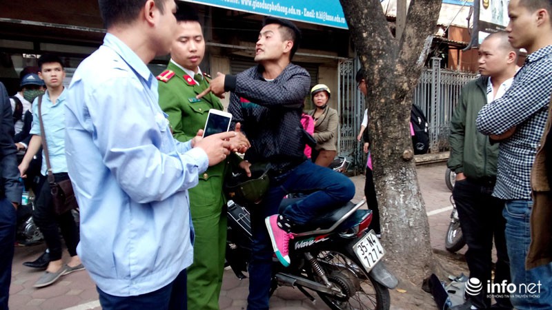 Nam thanh niên va phải đuôi xe buýt tự xưng là cảnh sát hình sự - ảnh 6