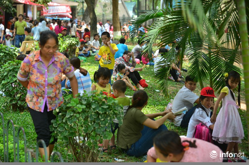 Dòng người “bủa vây” Thiên đường Bảo Sơn, vườn thú Thủ Lệ - ảnh 24