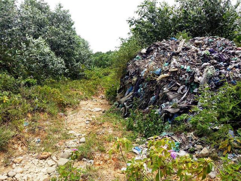 Hà Tĩnh: Phát hiện hàng trăm tấn rác thải có chữ Trung Quốc đổ vào rừng - ảnh 5