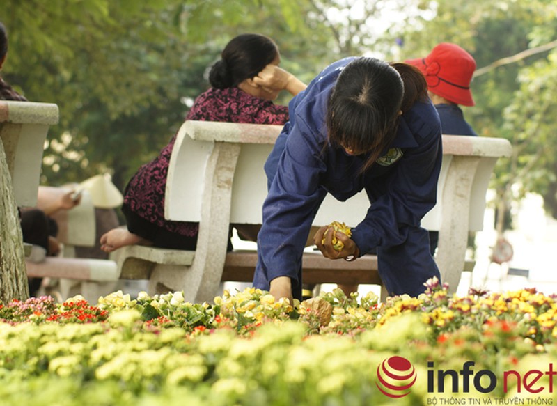 Những người không nghỉ để làm đẹp Thủ đô ngày 10/10 - ảnh 7