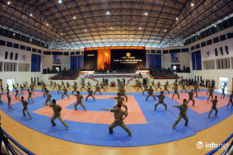 Những hình ảnh ấn tượng võ thuật chiến đấu quân đội - ảnh 1