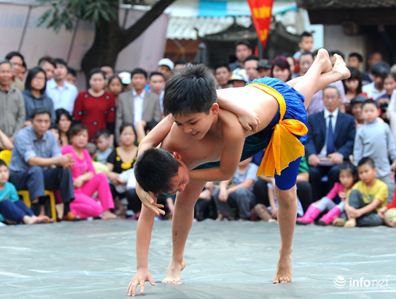 Về làng Mai Động xem đô vật... nhí - ảnh 6