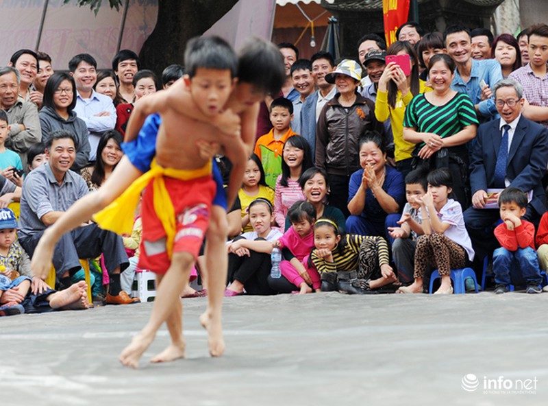 Về làng Mai Động xem đô vật... nhí - ảnh 7