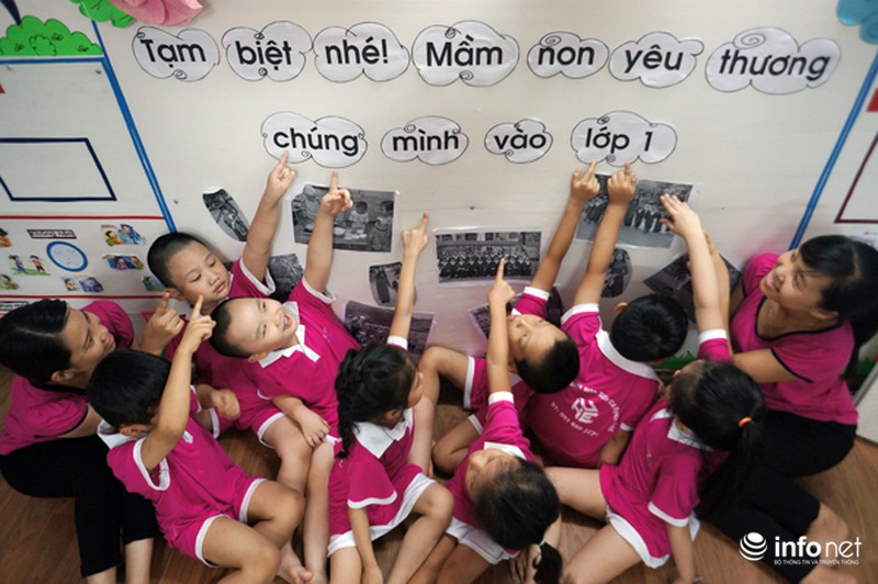 Nước mắt các bé mầm non rơi trong buổi học cuối - ảnh 14