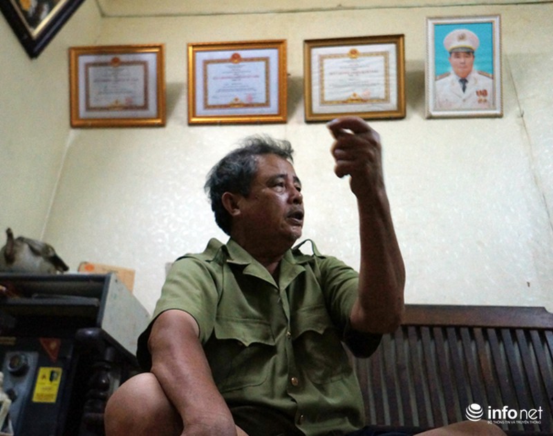 Người công an già giải cứu 5 người trong đám cháy ở Hoàng Mai - ảnh 1