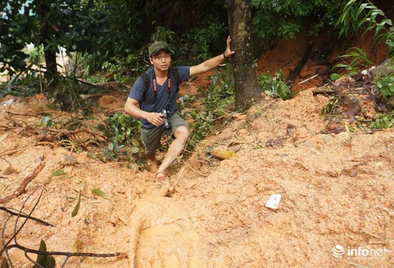 Mưa lũ Quảng Ninh: Nhiều nhà dân có nguy cơ bị sập do sạt lở - ảnh 7