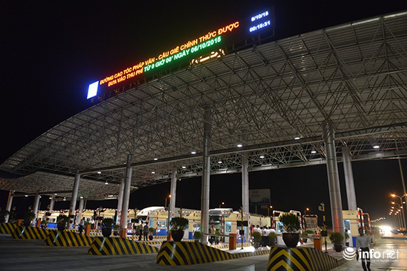 Đêm qua, chính thức thu phí cao tốc Pháp Vân – Cầu Giẽ - ảnh 1