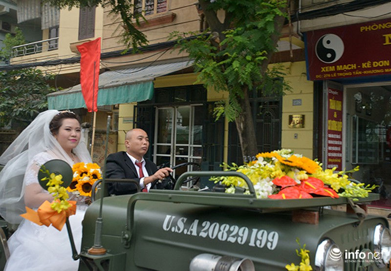 Dàn xe Jeep đón dâu