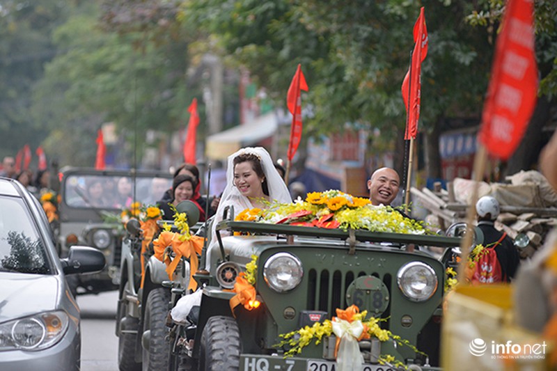 Dàn xe Jeep đón dâu