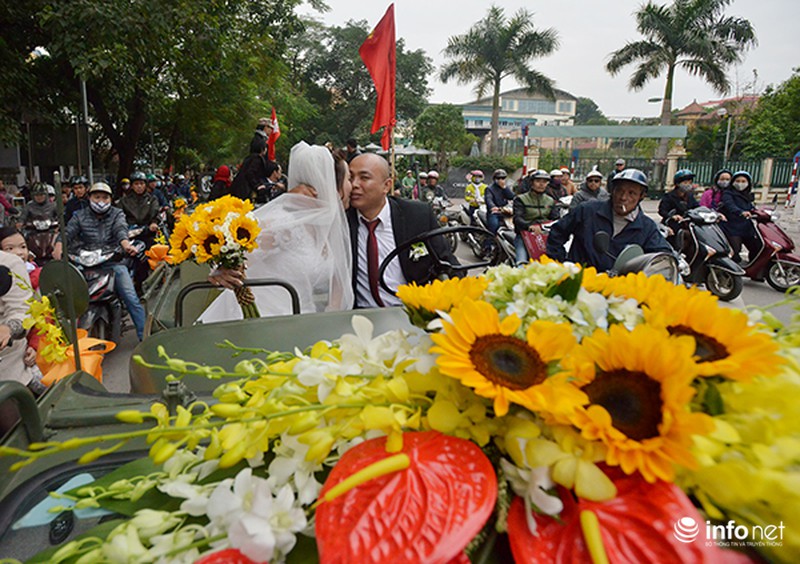 Dàn xe Jeep đón dâu