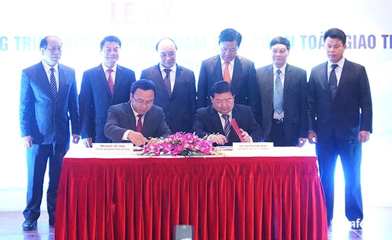 UBATGT Quốc gia phối hợp đảm bảo trật tự an toàn giao thông với Thaco - ảnh 1