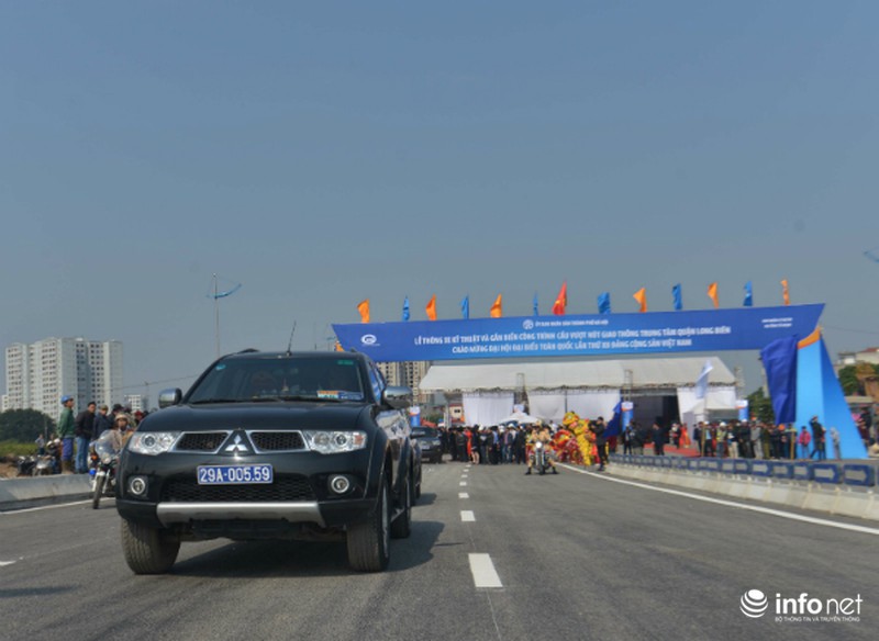 Thông xe cầu vượt lớn nhất Thủ đô, đồng bộ Đường 5 kéo dài - ảnh 4