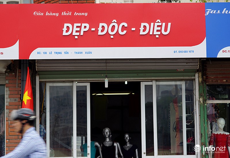 Biển quảng cáo đường Lê Trọng Tấn - Hà Nội: “Tại sao chỉ có 2 màu?” - ảnh 1