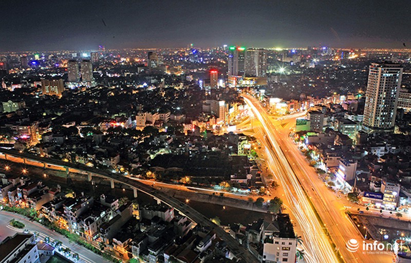 Cùng ngắm Hà Nội đẹp rực rỡ khi lên đèn - ảnh 4