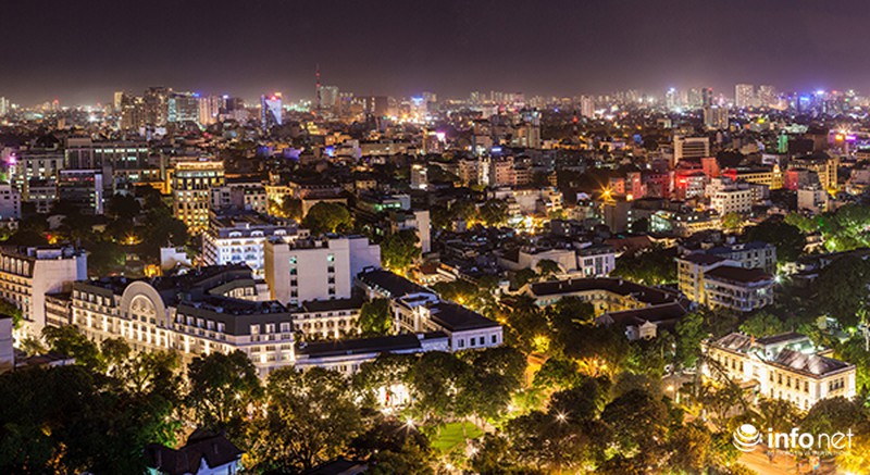 Cùng ngắm Hà Nội đẹp rực rỡ khi lên đèn - ảnh 7